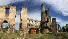 Burg Zviretice - Panorama